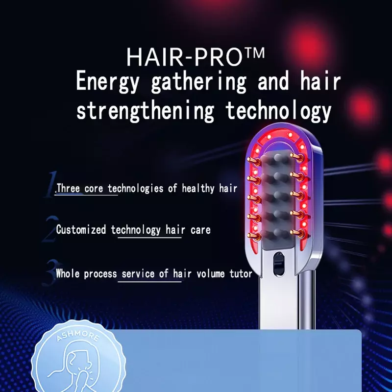 Red light stimulation anti scaling scalp care, massage and maintenance, electric breeding generator