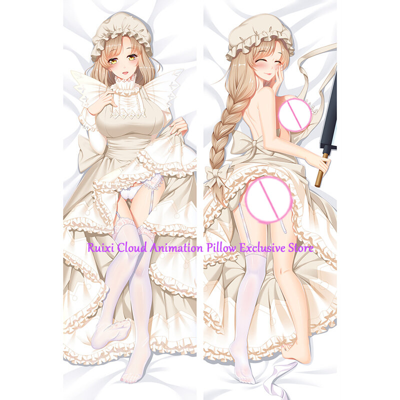 Dakimakura Anime Pillow Cover Macrophage Double Sided Print 2Way Cushion Bedding Gifts