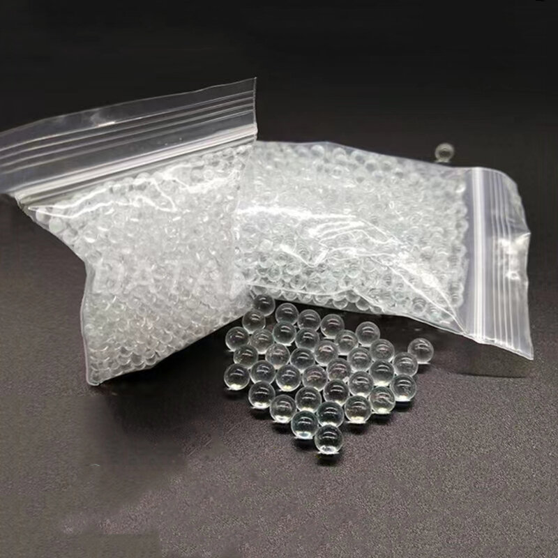 1000pcs/2000pcs different size OD 1mm to 8mm Glass Ball sand grind bead for Laboratory experiments