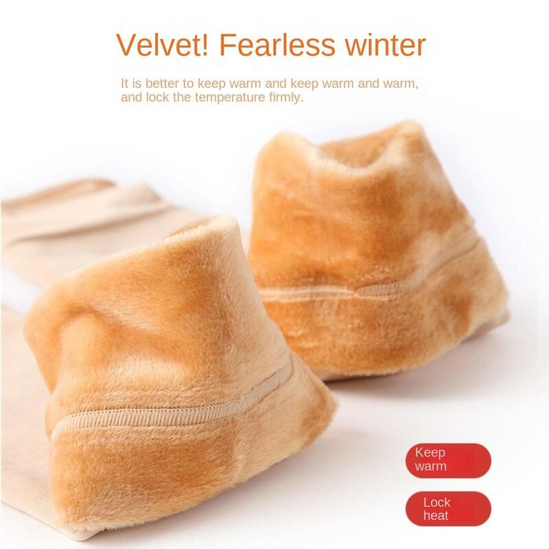 Useful Soft Cold-proof Windproof Knee Protector Velvet Winter Knee Pads Women Knee Pads Warm Leg Warmers Leg Covers