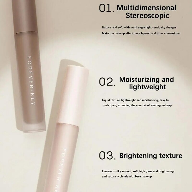 Foreverkey Liquid Toner Nose Face Shadow Toner Highlighters Brightening Shadow UpFor Face Cosmetics Make F2K3