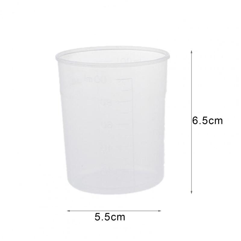 100ML Measuring Cup Clear Scale DIY Epoxy Resin Jewelry Making Measuring Cup Reusable Laboratory Beaker Lab Liquid Scale Cup