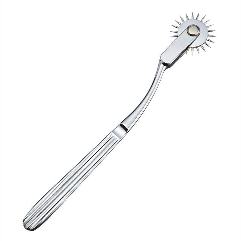 Pinwheel-Rodillo de agujas para masaje de clítoris, herramienta de diagnóstico médico, fetiche, Juguetes sexuales