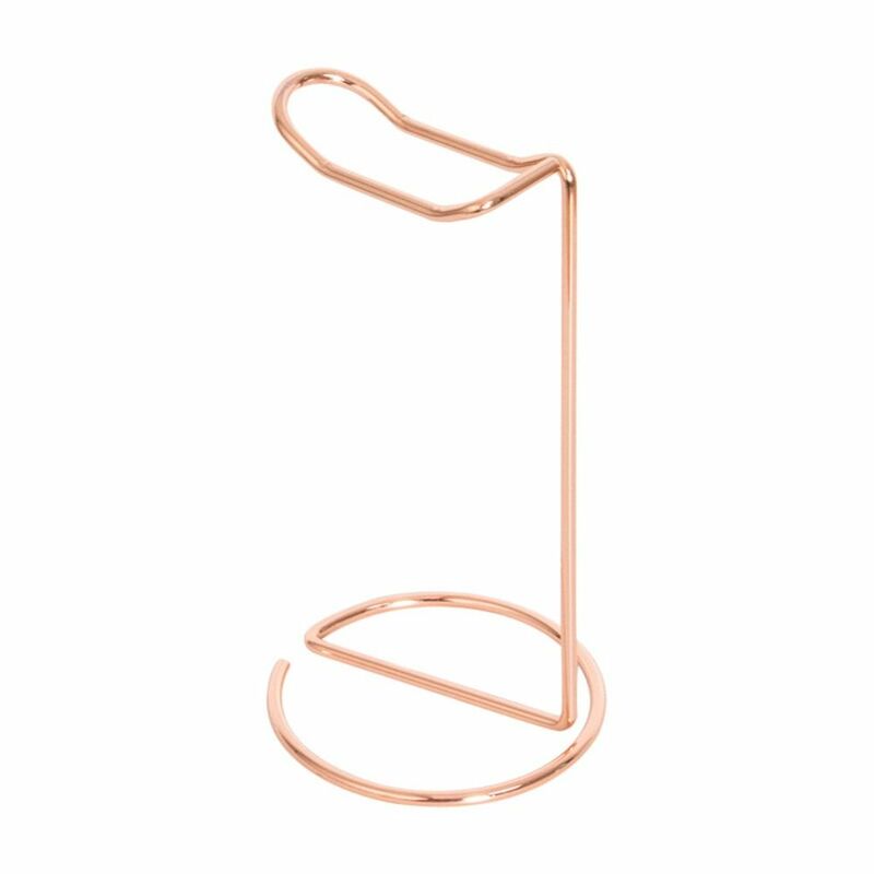 Настольная Вешалка-держатель для наушников, простой металлический держатель для гарнитуры в минималистском стиле под розовое золото, для любителей музыки