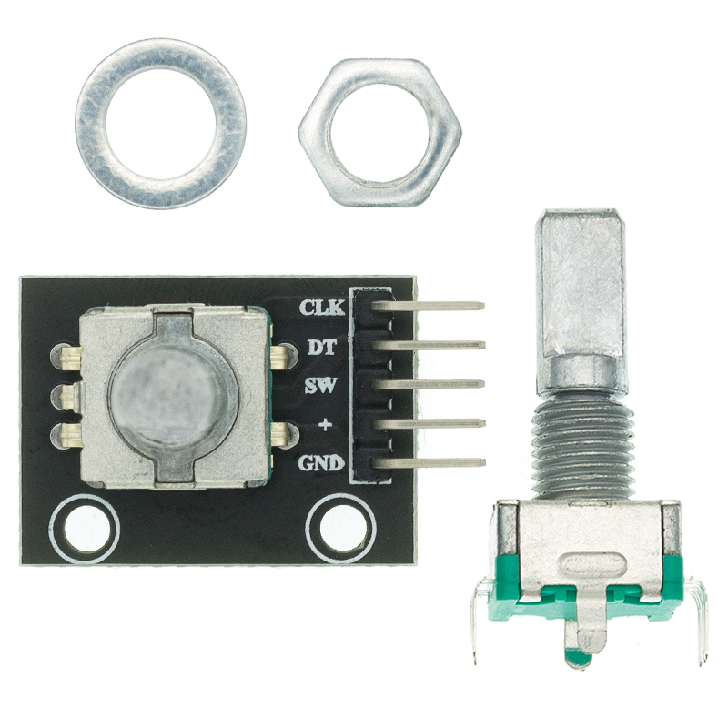 1Pcs 360 Graden Rotary Encoder Module Brick Sensor Schakelaar Ontwikkeling KY-040