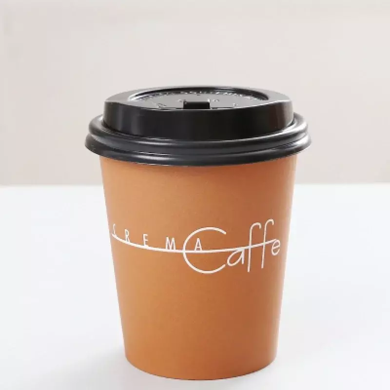 ถ้วยกระดาษเคลือบวาโซสำหรับคาเฟ่ถ้วยกาแฟใช้แล้วทิ้งเป็นมิตรต่อสิ่งแวดล้อมแบบกำหนดเอง