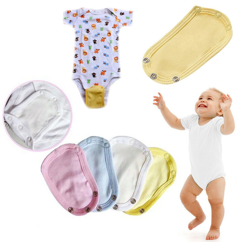 Cotton Baby Romper Extension Piece DIY Baby Jumpsuit PP Enlarge Increase Pieces Solid Color Infant Romper Butt Supplies