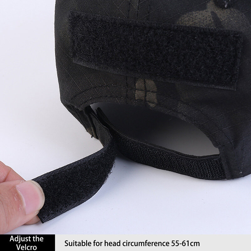 남녀공용 조절 가능한 야구 모자, 위장 전술 육군 군인 군사 전투 페인트 볼, 스냅백 태양 모자, 여름, 1 개