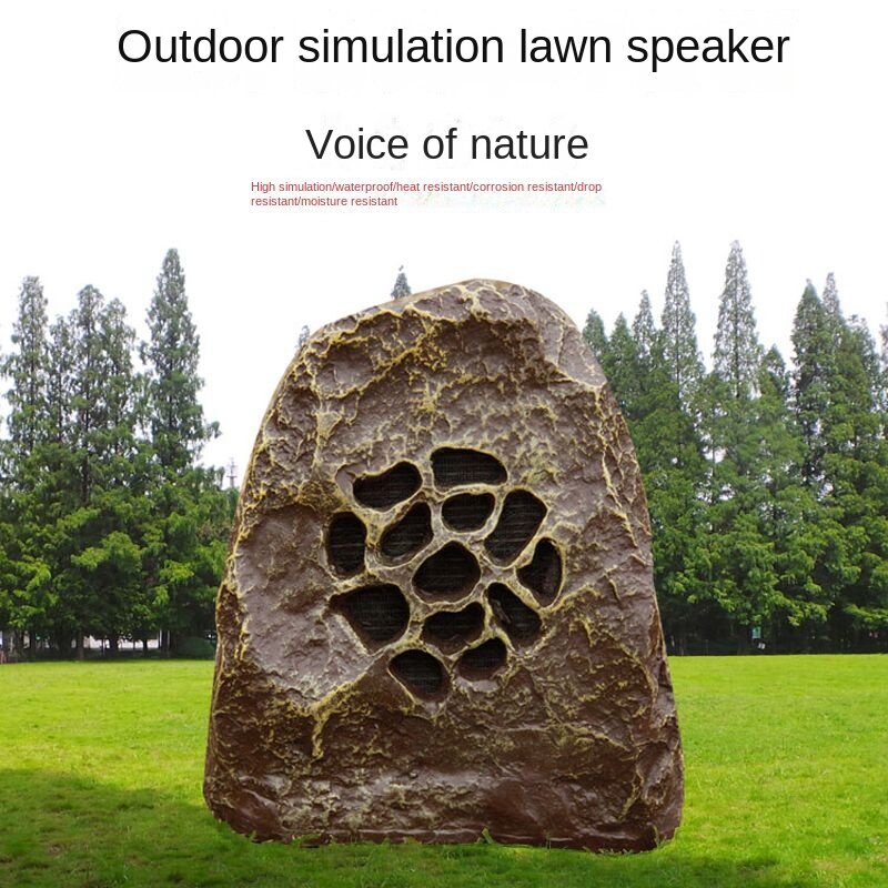 Protezione solare impermeabile prato altoparlante Audio altoparlante parco giardino imitazione pietra Outdoor comunità sfondo trasmissione all'aperto