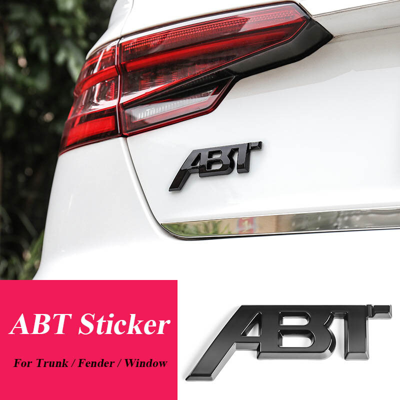 Badges autocollants 3d en métal pour voiture, emblème avant de voiture pour Audi A5 A7 A1 SQ5 TT RS6 RS3 Q7 Q5 Q8 A3 VW Golf 7 ABT