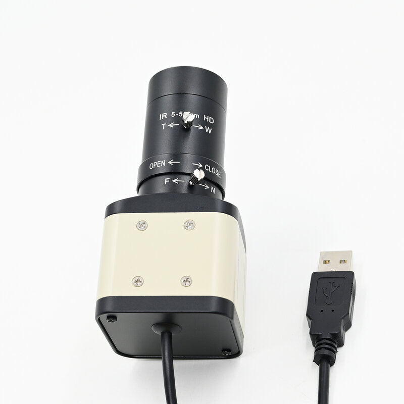 Gxivision 16MP ความละเอียดสูงแฟลชไดรฟ์ฟรีแบบปลั๊กแอนด์เพลย์ IMX298 4656X3496กล้องเลนส์ CS 5-50มม./2.8-12มม.