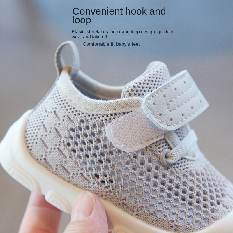 Children's Breathable Mesh Sneakers for Boys and Girls, Toddler Soft-soled Sneakers, Comfortable Baby Mesh Shoes, Casual Style