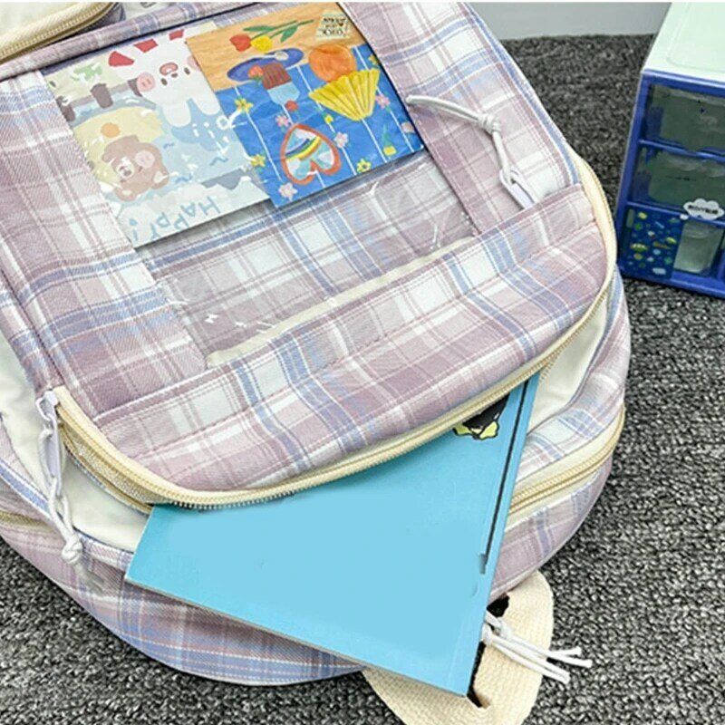 Moda Nylon Mochila Escolar Viagem Laptop Bag Mochila Casual Daypack Mochilas Escolares para Estudante Bookbag 517D