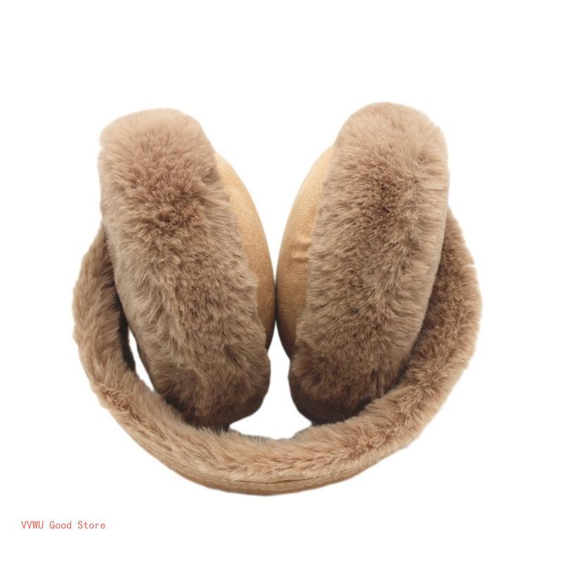 Plush Ear Warmer for Students Adult Windproof Winter Earmuff Eye-Catching Multiple Color Can Choose Skiing Keep Ear Warm