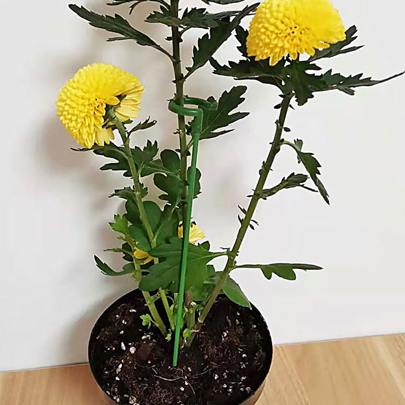 Supports de plantes en plastique réutilisables, support de fleurs, outil de protection en fibre, fournitures de jardinage pour porte-légumes, support rapide, 17 cm, 27 cm, 37cm