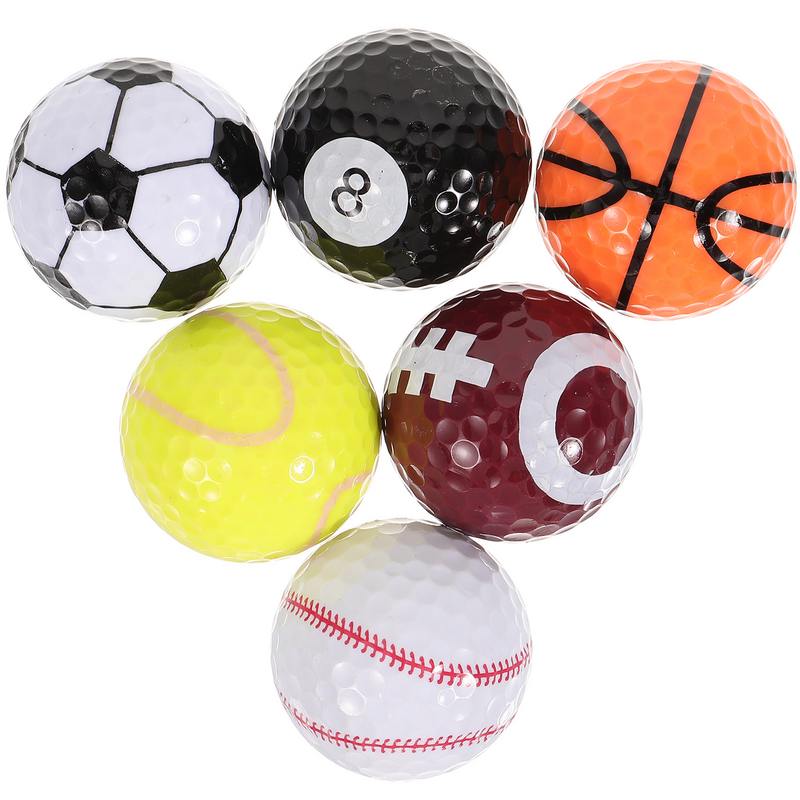 Kolorowe piłki golfowe dla kobiet akcesoria sportowe trening masowy guma syntetyczna do ćwiczeń