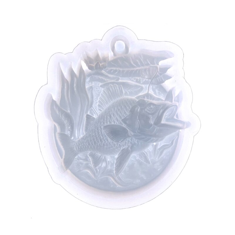 E0BF Silicone Jewelry Resin Casting Mould Animal Silicone Pendant Molds for DIY Pendant Crafts and Keychain Hand Making