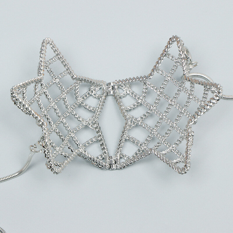 DAEYOTEN-minibolso de Metal con forma de estrella para niña, bolso de hombro versátil para lápiz labial, accesorio bonito, ZM1539, 2023