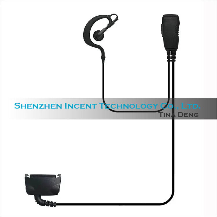 VOIONAIR G Style Ear Hook Earpiece Earphone Headset Speaker PTT Mic For Airbus EADS THR880 THR880I