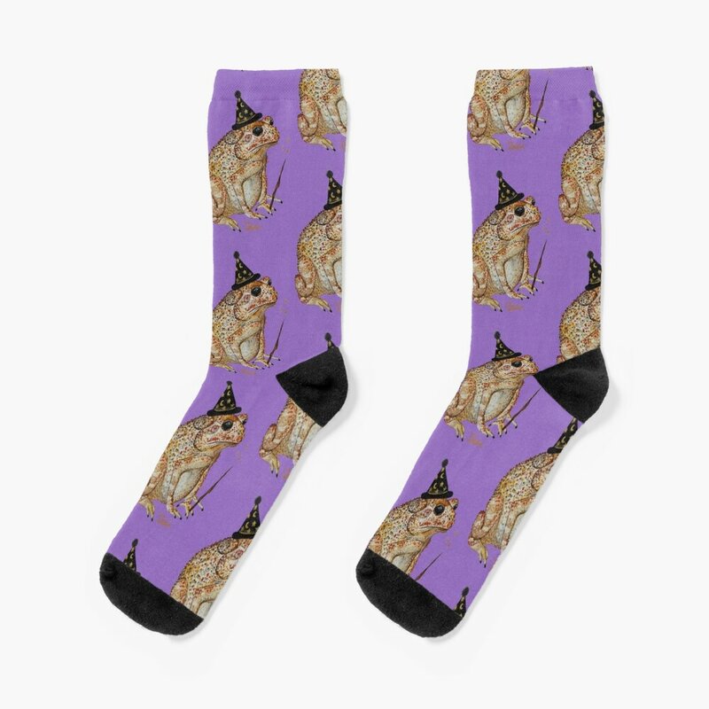 Kröte Zauberer Socken lustiges Geschenk warme Winters ocken Socken für Mädchen Männer