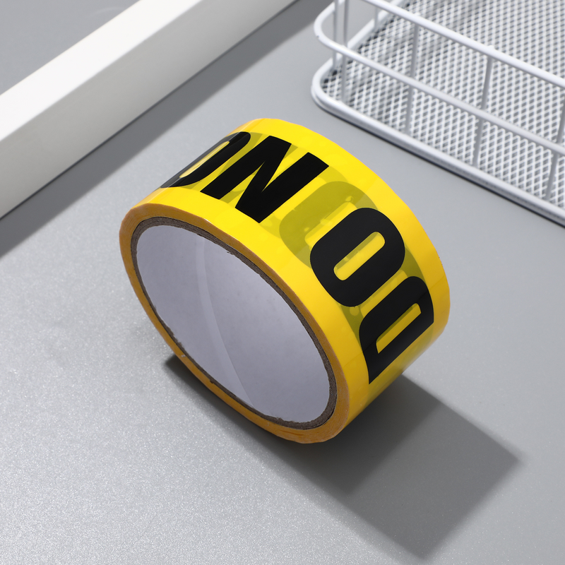 DO NOT ENTER Safety Tape Wear-resistant Safe Self Adhesive Sticker PVC Warning Tape for Walls Floors Pipes
