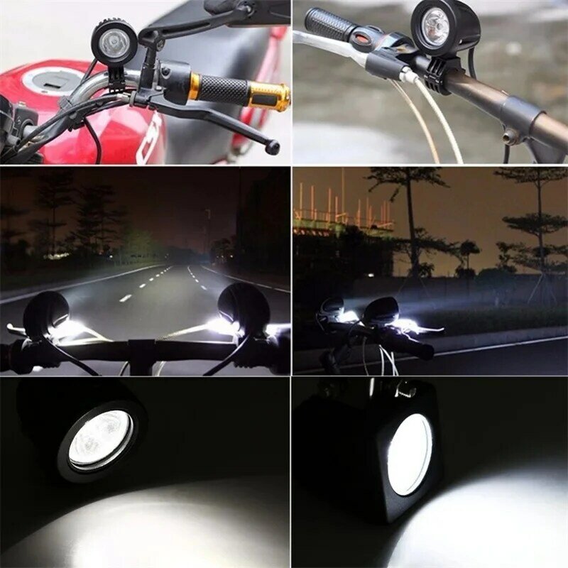 Moto LED travail 2 pouces lumière 10W 12V 24V Mini Auto camion ATV 4X4 4WD voiture tracteur vélo indicateur antibrouillard conduite phare