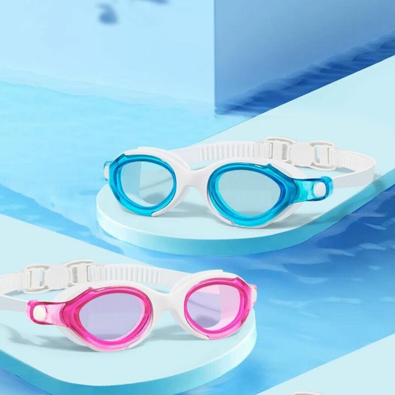 อุปกรณ์กันหมอกแว่นตาว่ายน้ำ HD แว่นตากันน้ำใสกันน้ำปรับได้ฤดูร้อน