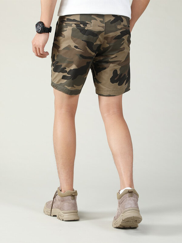100% Algodão Verão Camuflagem Carga Praia Shorts Para Homens Mulheres Do Exército Calças Militares Casual Streetwear All-jogo Calças Retas