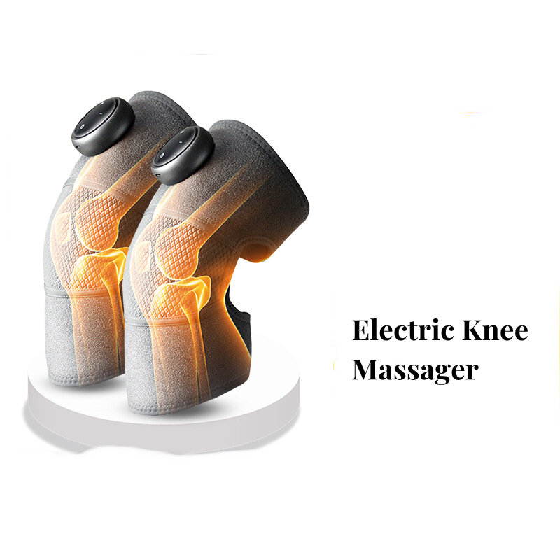 Elektrische Verwarmde Knie Massager Fysiotherapie Hot Comprimeren Multifunctionele Schouder Massager Draagbare Gezondheidszorg Heater Knie Pads