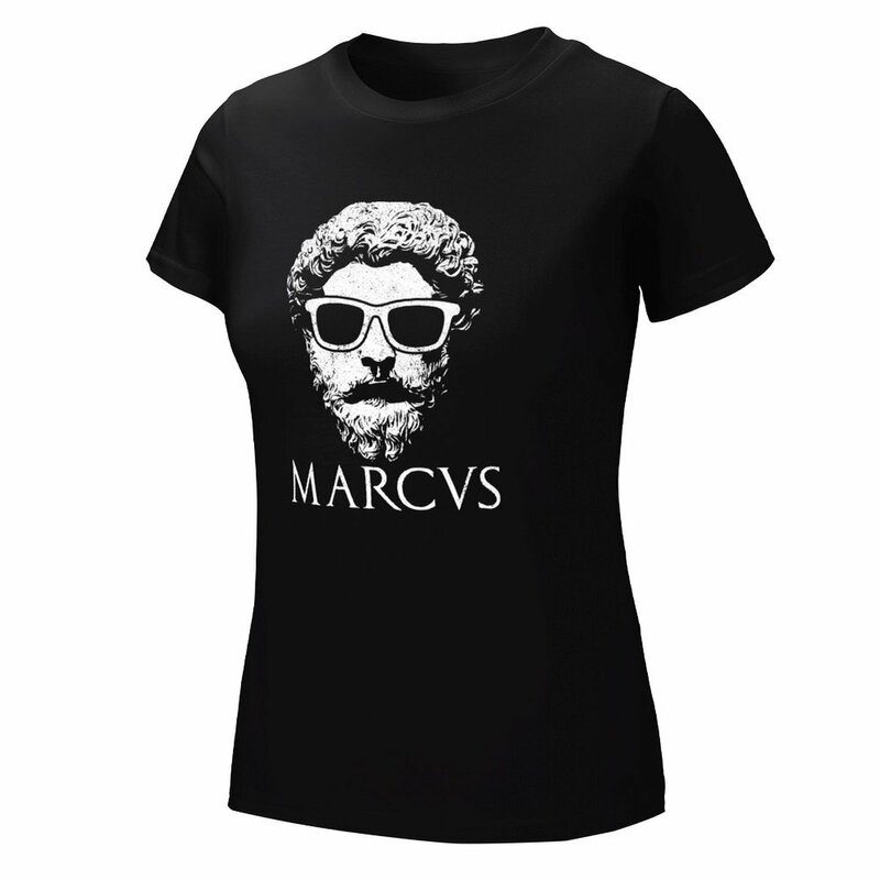 Футболка Stoicism с изображением философского короля Маркуса аурелиуса, футболка, летняя одежда для женщин, Забавные футболки для женщин