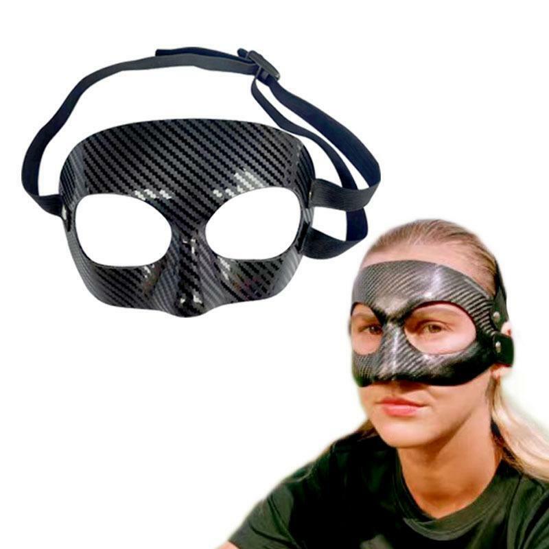 Maska do koszykówki z wyściółką ochrona nosa maska do piłki nożnej osłona ochronna na nos do piłki nożnej piłka nożna trening sportowy do koszykówki