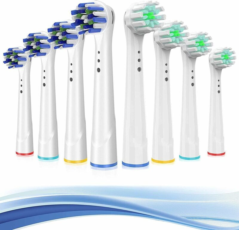 8 Stück Bürsten köpfe für orale b braun elektrische Zahnbürsten Dupont Borste Cross Action Zahnfleisch pflege Ersatz kopf düsen für Oralb