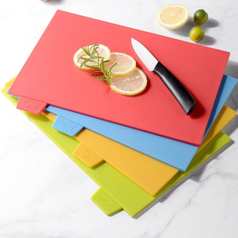 4Pcs Kitchen Multifunctional Cutting Board Eco Friendly Food Grade Chopping Board Kitchen Tools Kitchen Accessories Parts