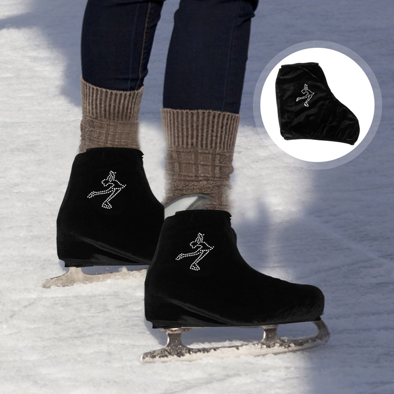 Funda elástica para botas de patinaje artístico, Protector para patines de ruedas, soporte para botas