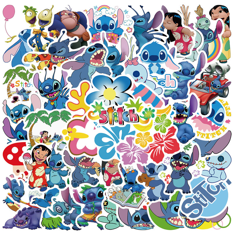Sanrio Cartoon Adesivos, Winnie The Pooh, Princesa, Graffiti, Portátil, Mala, Impermeável, Brinquedos de etiqueta, Bonito, Sobre 50Pcs