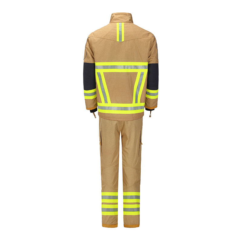 ชุดนักผจญเพลิง EN469ผ้านักดับเพลิง Uprotec Nomex ชุดดับเพลิง