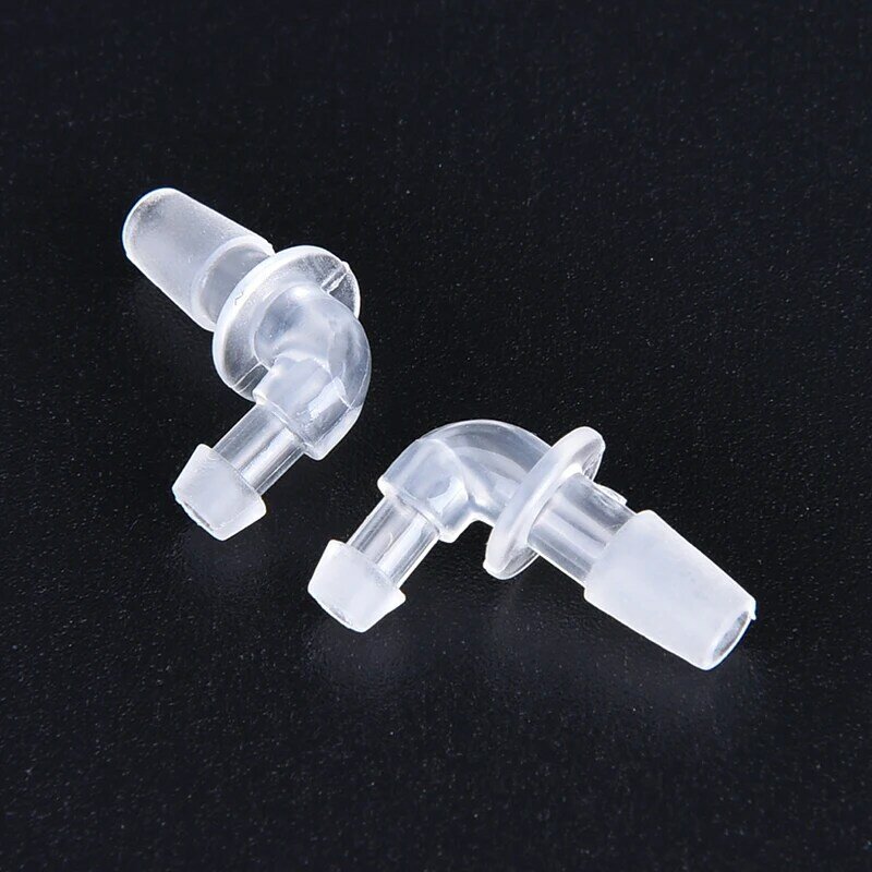 2PCS trasparente auricolare cavo tubo connettore stile tubo adattatore accessori per apparecchi acustici clip naso/orecchio