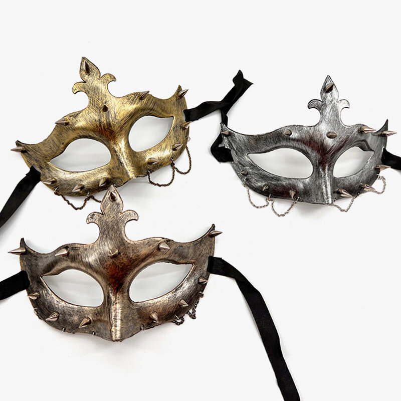 Steampunk máscara fantasma masquerade cosplay bola metade do rosto feminino masculino punk traje festa de halloween adereços traje decorar acessório