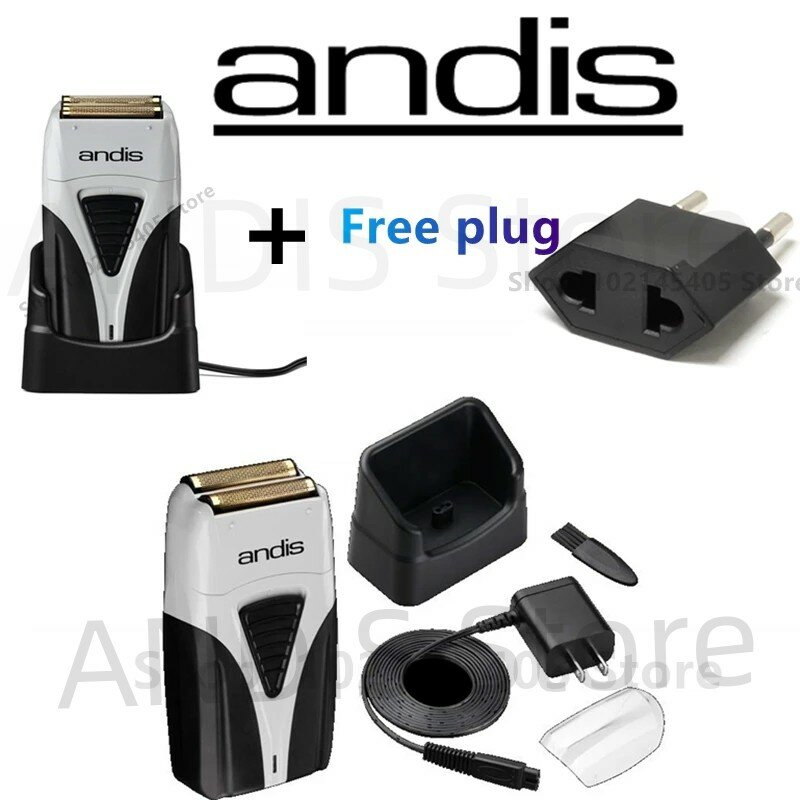 Andis profight-男性用の電気シェーバー17205,あごひげとあごひげ用のリチウム電池