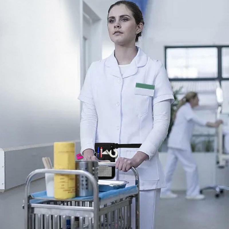 Ajustável enfermeira cintura saco, enfermeira ferramenta cinto, multifuncional Fanny Pack, enfermeiros sacos, suprimentos de trabalho, cinto organizador