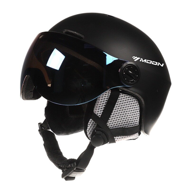 Лыжный шлем ветрозащитный спортивный шлем с защитой ушей защитные очки цельнолитой шлем для скейтборда сноуборда защитные шлемы