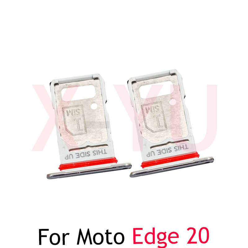For Motorola Moto Edge 20 Pro Lite SIM Card Tray Holder Slot Adapter Replacement Repair Parts