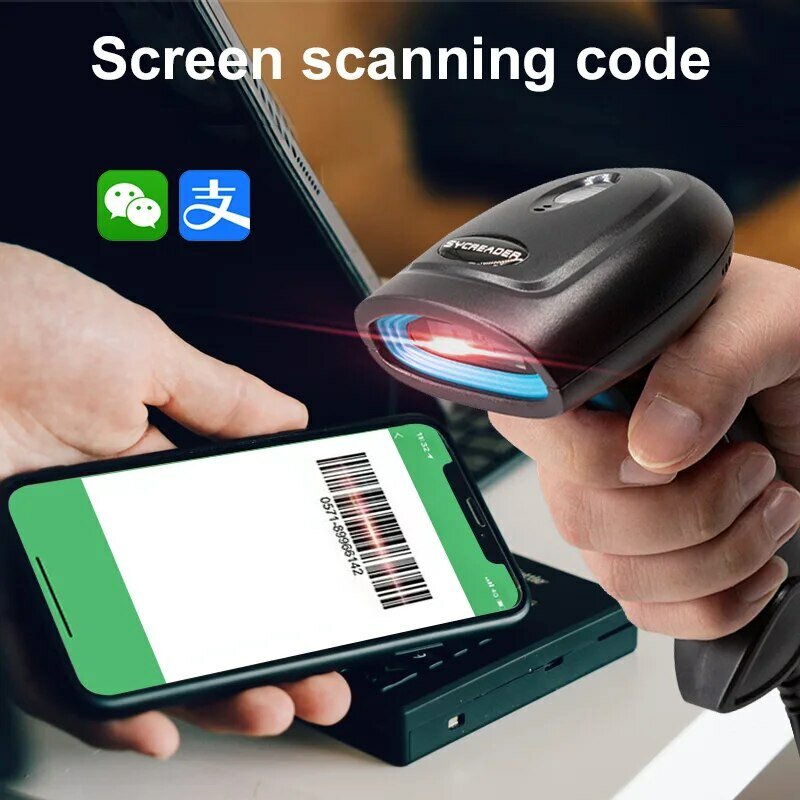 Handheld Bedrade Rood Licht Barcodescanner 1d Streepjescodelezer Hoge Nauwkeurige Snelheid Decodering Universeel Voor Supermarkt Loog U3c