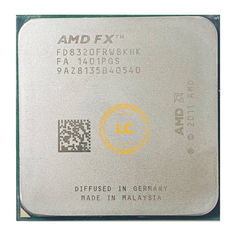 AMD FX-Series FX8320 FX 8320 3.5 GHz prosesor CPU delapan-core soket FD8320FRW8KHK AM3 +