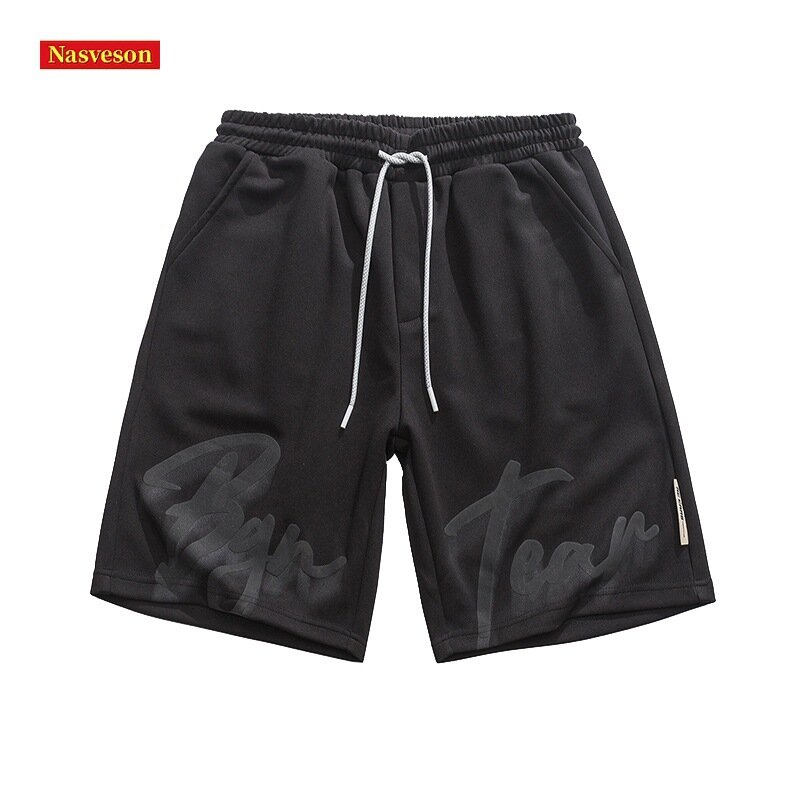 남성용 얇은 여름 캐주얼 바지, 스포츠 루즈 패션 브랜드, 5 포인트 반바지, 위생 바지