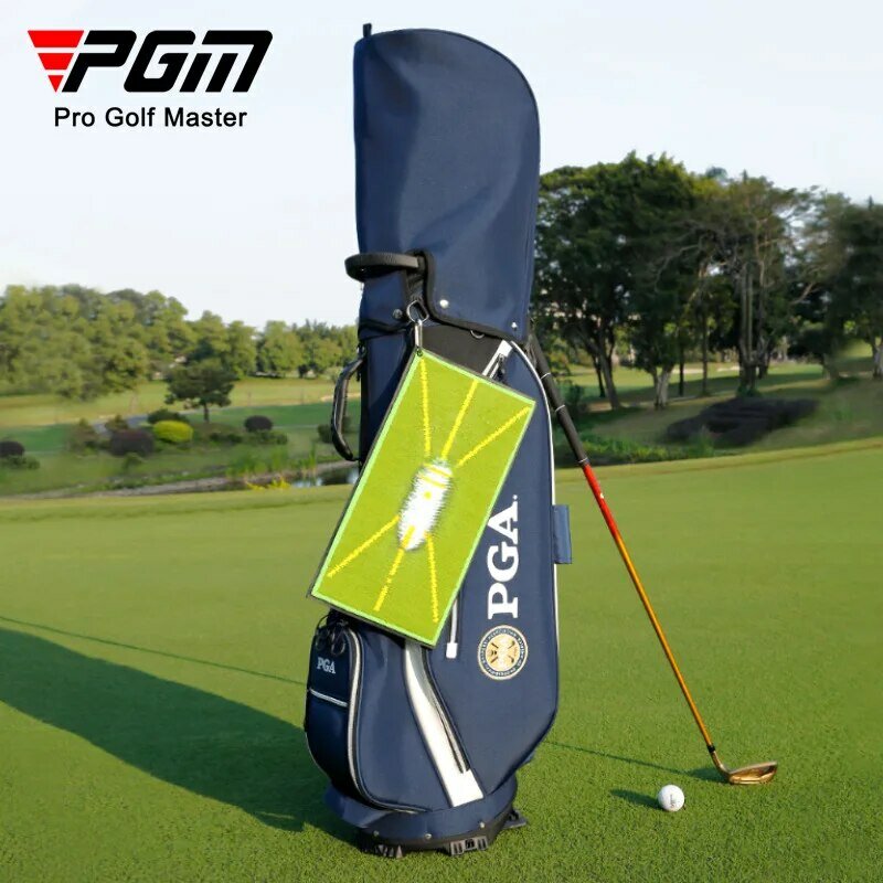 PGM DJD038 Golf Strike Mat, pista de exhibición de cuentas, entrenamiento para principiantes, almohadilla de detección de rastro, ejercitador de columpio