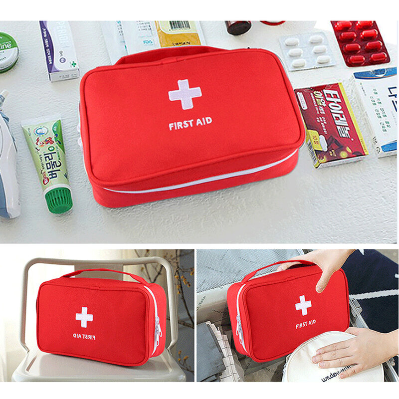 1/2PCS Empty Large First Aid Kits Portable Outdoor Survival Disaster Earthquake Emergency Bags Big Capacity Home/Car