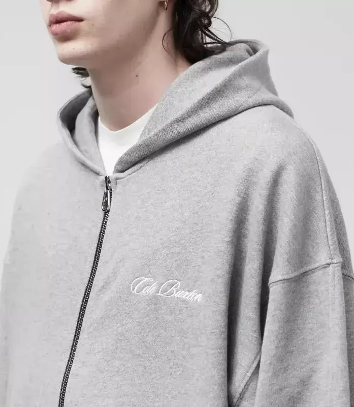 Neue Mode Cole Buxton gestickte Logo Hoodie Männer Frauen bidirektion alen Reiß verschluss Pullover lässigen Pullover schweren Stoff mit Kapuze