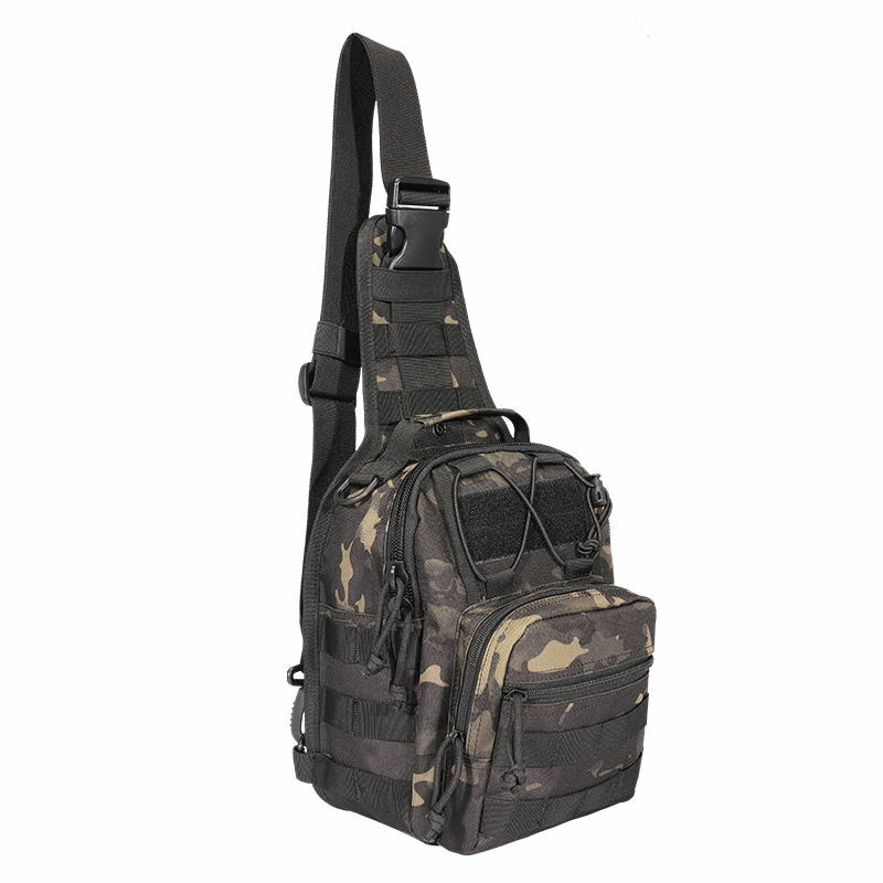 Tactical Shoulder Bags para Viagem, Militar Caminhada Mochila, Sports Molle, Exército, Camping, Caça, Pesca, Men Peito Sling Bags, 10 cores