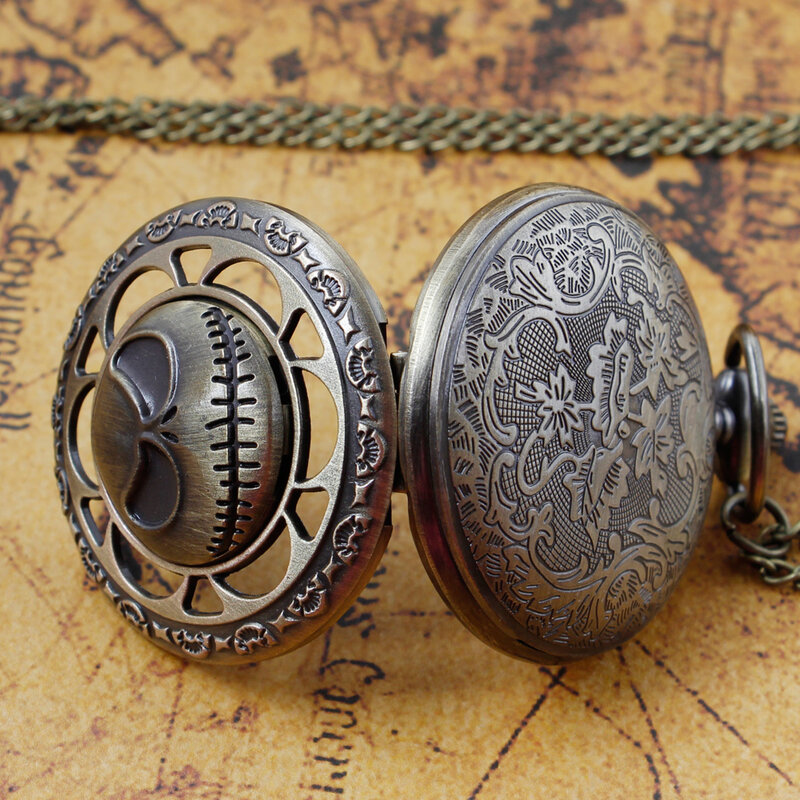 Reloj de bolsillo de cuarzo con esfera de números romanos para niños, reloj de collar Punk de esqueleto Vintage, regalos colgantes exquisitos para hombres y mujeres